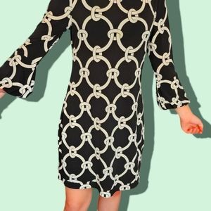 Black and White Market Dress